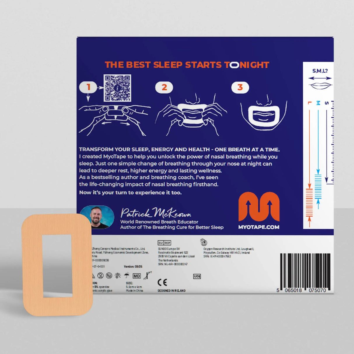 Mouth Tape for Sensitive Skin – Small Size