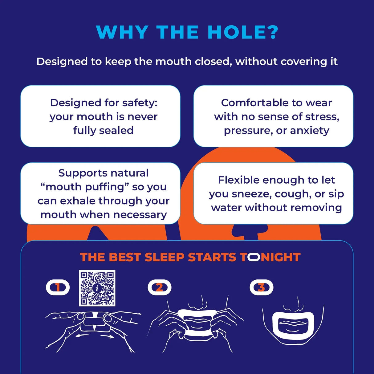 Mouth Tape for Sensitive Skin – Small Size