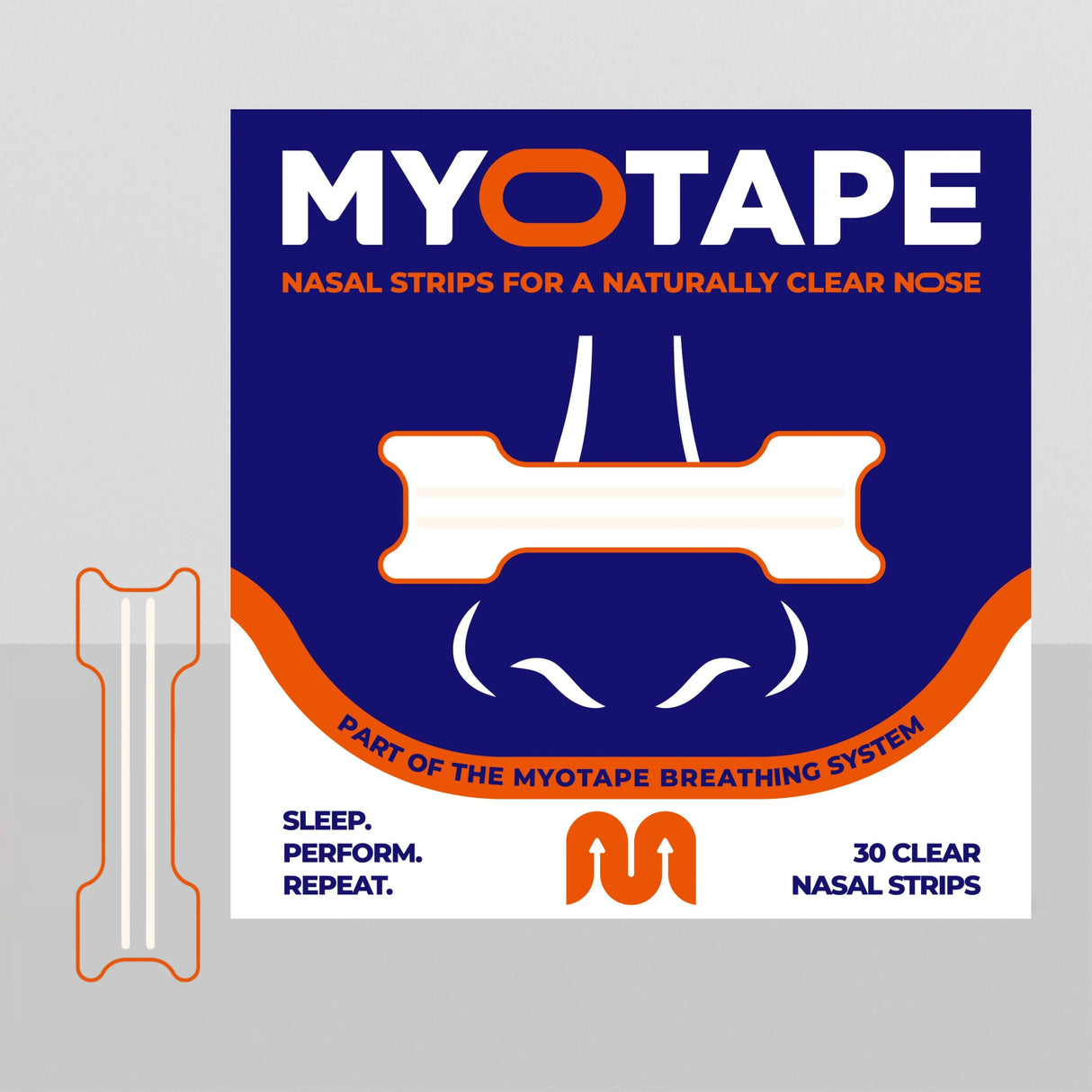 MyoTape® Nasal Strips - Adults (Clear)