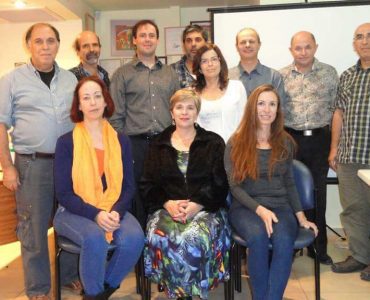 Patrick McKeown and Dr. Michael Gorbonos with a group of IFUNA members Haifa Israel 2014.